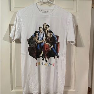 White Friends Graphic T-Shirt